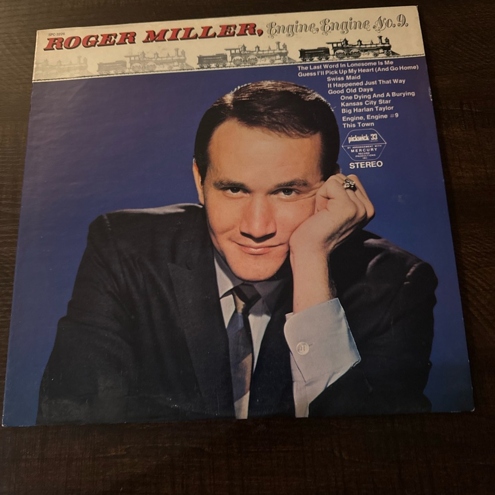 Roger Miller; Engine Engine No 9 on LP Vinyl Vintage